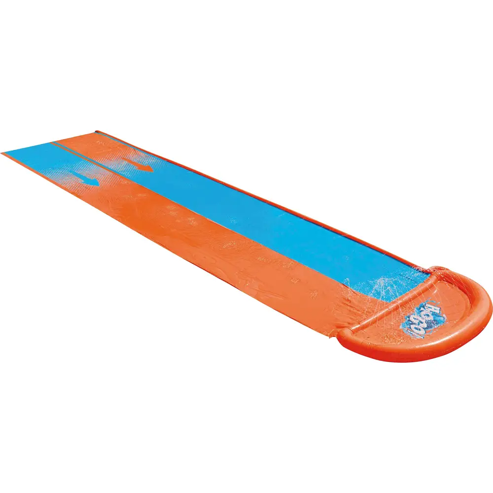 Bestway Wasserrutsche Doppelbahn 488x138 cm für Kinder