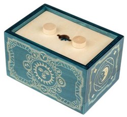 Philos Puzzle Holz Secret Box Moonshine Geschenk Versteckbox