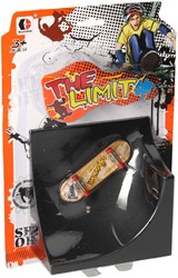Finger Skateboard Spielzeug mit Rampe - buntes Fingerboard Set