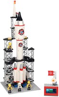 Bau-Set Raketenstartplatz Bausteine Weltraumspielzeug 309-teilig-2