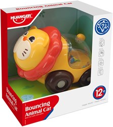 Auto Löwe Spielzeug für Kleinkinder mit bunten Kugeln und Kuppel