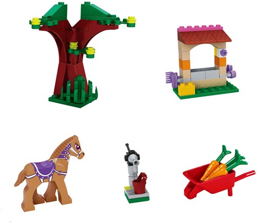 Lobbes Baukasten Pony Bauernhof Spielzeug - 79-teiliges Set für Kinder-2