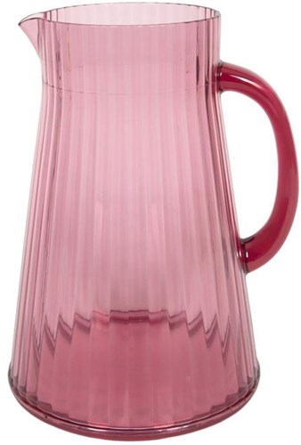 Kunststoff Saftkanne rosa 2,5L - Servierkanne für Getränke und Saft