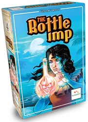 Lautapelit Kartenspiel Bottle Imp mit Holzflasche und neuen Illustrationen