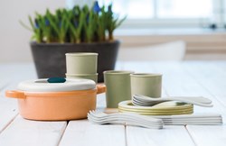 Dantoy Bio Spielzeuggeschirr Dinner Set - 22-teilig nachhaltiges Spielzeug