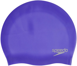 Speedo Badekappe Junior Silikon lila - Schwimmzubehör für Kinder