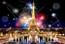 Wooden.City Holzpuzzle Paris bei Nacht XL 600 Teile Puzzle