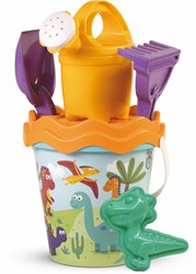 Androni Giocattoli Dino Sandspielzeug Eimergarnitur 17cm 6-teilig