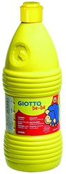 GIOTTO be-bè Temperafarbe, malfertige Farben, für Kinder ab 2, 1000 ml - gelb