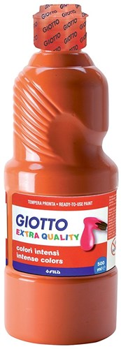 Giotto Plakatfarbe Feuerrot 500ml extra Qualität Kinderfarbe