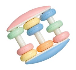 Tolo Baby Abakus Rassel - pädagogisches Pastellspielzeug für Babys
