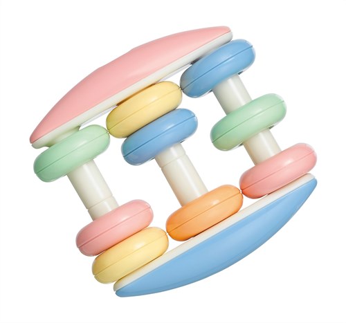 Tolo Baby Abakus Rassel - pädagogisches Pastellspielzeug für Babys