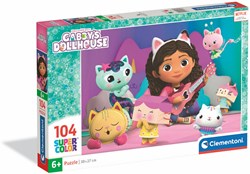 Clementoni Puzzle Gabby's Dollhouse 104 Teile bunte Pappe
