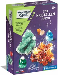 Clementoni Wissenschaft Spielzeug - Kristalle selbst herstellen - STEM Experiment