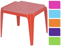 Cilgro Kindertisch aus Kunststoff für drinnen und draußen - buntes Spielzeug