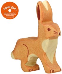 Holztiger Holz Hase Spielfigur - nachhaltiges Spielzeug Tier