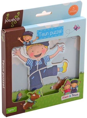 Johntoy Fien und Teun Puzzle - pädagogisches Kinderspielzeug Karton-3