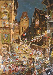 Heye Puzzle 1000 Teile - Romantic Town Erwachsenenpuzzle