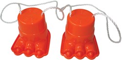 Playfun Stelzen Spielzeug Fuß Orange 2er Set für Kinder