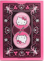 Hello Kitty Spielkarten - Bicycle Premium Kartenspiel Schwarz Rosa-3