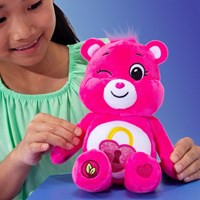 Care Bears Plüschbär 22cm umweltfreundlich Secret Bear rosa Kuscheltier-2