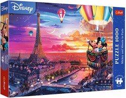 Trefl Puzzle 1000 Teile - Mickey und Minnie in Paris - Premium Plus