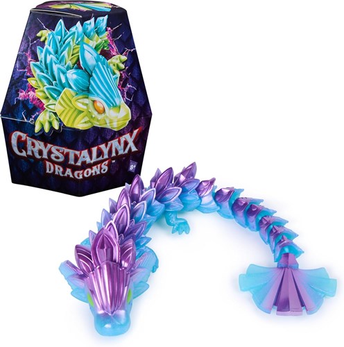 Spin Master Drachen Spielzeugfigur Crystal Lynx 23 cm Mini Actionfigur