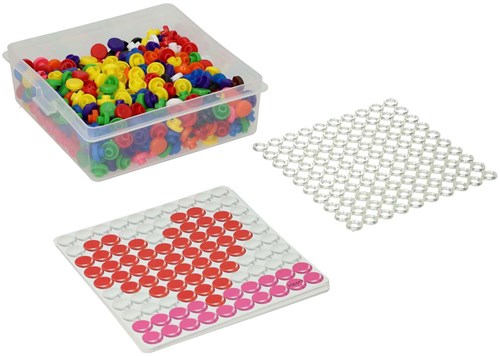 Albatros Hengelsport Mosaik Spielzeug Steckset mit Beispielkarten Set-3