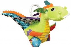 Lamaze Plüsch Drache Kuscheltier Baby Spielzeug mit Clip - sensorisch