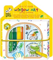 Haku Yoka Fensterkunst Set - Kreative Window Art wilde Tiere-3