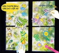 Haku Yoka Fensterkunst Set - Kreative Window Art wilde Tiere-2