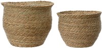 Decoris Blumentopf Set handgefertigt Kunststoff für drinnen und draußen