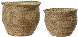 Decoris Blumentopf Set handgefertigt Kunststoff für drinnen und draußen