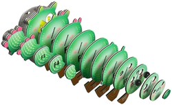 Eugy 3D Puzzle - Kaktus - Kreatives umweltfreundliches Spielzeug