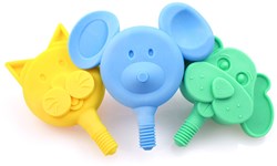 ARK Therapeutic Tier-Aufsatzset Z-Vibe sensorisches Spielzeug Dierenopzetstukken voor de Z-Vibe (kat, hond of muis) voor sensorische en oromotorische oefeningen.