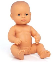 Miniland Babypuppe Europäisches Mädchen mit Vanilleduft - 32 cm Puppe