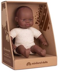 Miniland Babypuppe Afrikanisch 32cm Lernspielzeug Puppe