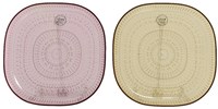 Decoris Kunststoff Frühstücksteller rosa multi - robustes und fröhliches Geschirr