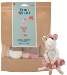 Het Muizenhuis Häkelset Ella Maus 12 cm DIY Kuschelmaus Puppenhaus