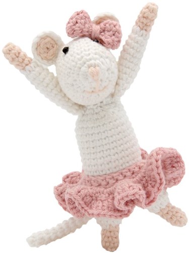 Het Muizenhuis Häkelset Ella Maus 12 cm DIY Kuschelmaus Puppenhaus-2