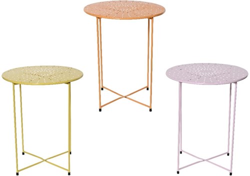 Decoris Beistelltisch Eisen innen - stilvoller Sidetable für Zuhause