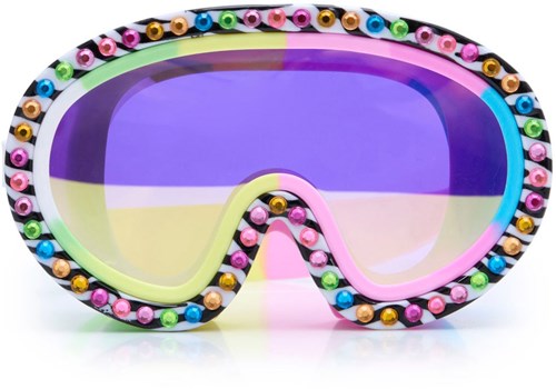 Bling2O Schwimmmaske - Zebra Silikon UV-Schutz Kinder Schwimmbrille-2