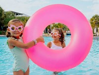 Bling2O Schwimmbrille - Kitten rosa Kinder Schwimmbrille mit UV-Schutz-2
