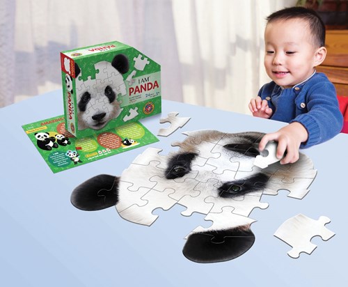 MAD CAPP Puzzle Spielzeug Panda für Kinder - pädagogischer Tierspaß-2