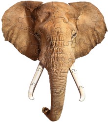 MAD CAPP Puzzle Elefant - Tierpuzzle für Kinder 24 Teile
