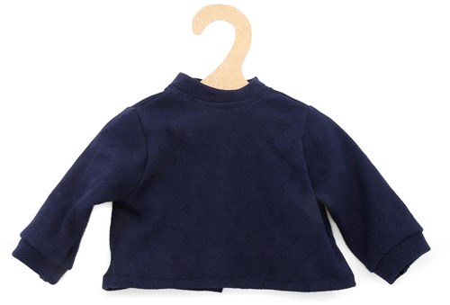 Asi Puppenkleidung Baumwoll-T-Shirt Langarm navy blue Puppenoutfit