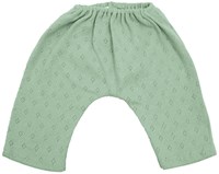 Asi Puppenkleidung lange Baumwollhose mint - Puppenoutfit