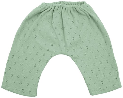 Asi Puppenkleidung lange Baumwollhose mint - Puppenoutfit