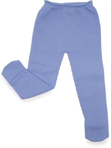 Asi Puppenkleidung Leggings hellblau - trendiges Puppenoutfit