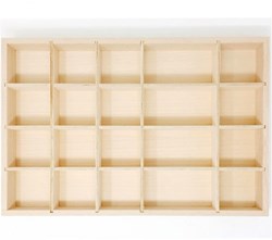 Grapat Holz Sortierbox Tinker Tray - Aufbewahrungsbox für Spielzeug